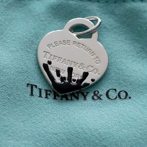 Authentic Tiffany & Co heart tag Splash charm